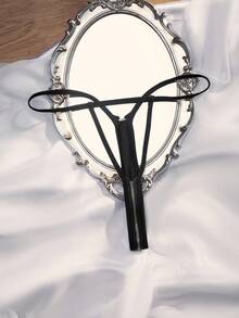 SpicyHot Zipper Crotch Alluring Sexy Women's Panties - Black - View 2