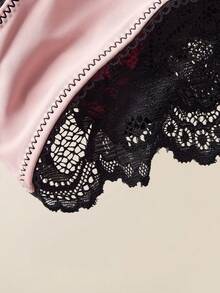 Snug Zone Women's Low-Rise Lace Panties, 3pcs/Pack Lingerie - Multicolor - View 5