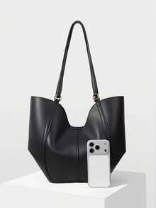 MOTF PREMIUM WOMEN'S LARGE CAPACITY SHOULDER BAG - Black - View 5