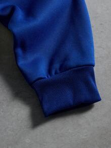 Manfinity EMRG Bộ đồ thể thao nam gồm áo hoodie và quần nỉ thêu chữ phối màu, bộ đồ chạy bộ nam, bộ đồ thể thao 2 mảnh nam, bộ đồ thể thao gồm áo hoodie và quần nỉ nam, bộ đồ chạy bộ. - Nhiều màu - Xem 6