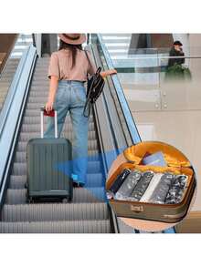 Hanging Vacuum Storage Bags, Large Hanging Space Saver Bags, Hanging Storage Bags For Clothes, Vacuum Sealed For Suits, Dress, Jackets, Closet Organizer For Moving Supplies - Clear - View 11