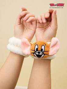 TOM & JERRY X Joivida 可爱杰瑞老鼠图案吸水浴臂带——洗脸时保持衣物干爽