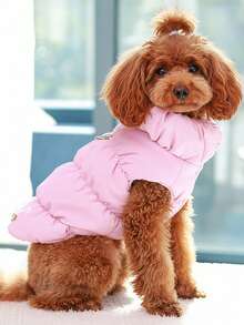 PETSIN Dog Jacket 3-Layer Thick Warm Coat For Small Medium Dogs, 8 Colors Available, Autumn/Winter