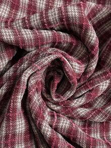 Easowa Áo sơ mi nữ kẻ caro tay dài cài cúc phía trước, có túi và vạt áo xếp ly, kiểu dáng rộng rãi thoải mái. Áo sơ mi nữ in họa tiết kẻ caro tay dài cổ bẻ cài cúc phía trước và vạt áo xếp ly ở eo, kiểu dáng rộng rãi thoải mái. Áo sơ mi nữ họa tiết kẻ caro tay dài cài cúc phía trước, vạt áo xếp ly, kiểu dáng thời trang rộng rãi. - Đỏ - Xem 7