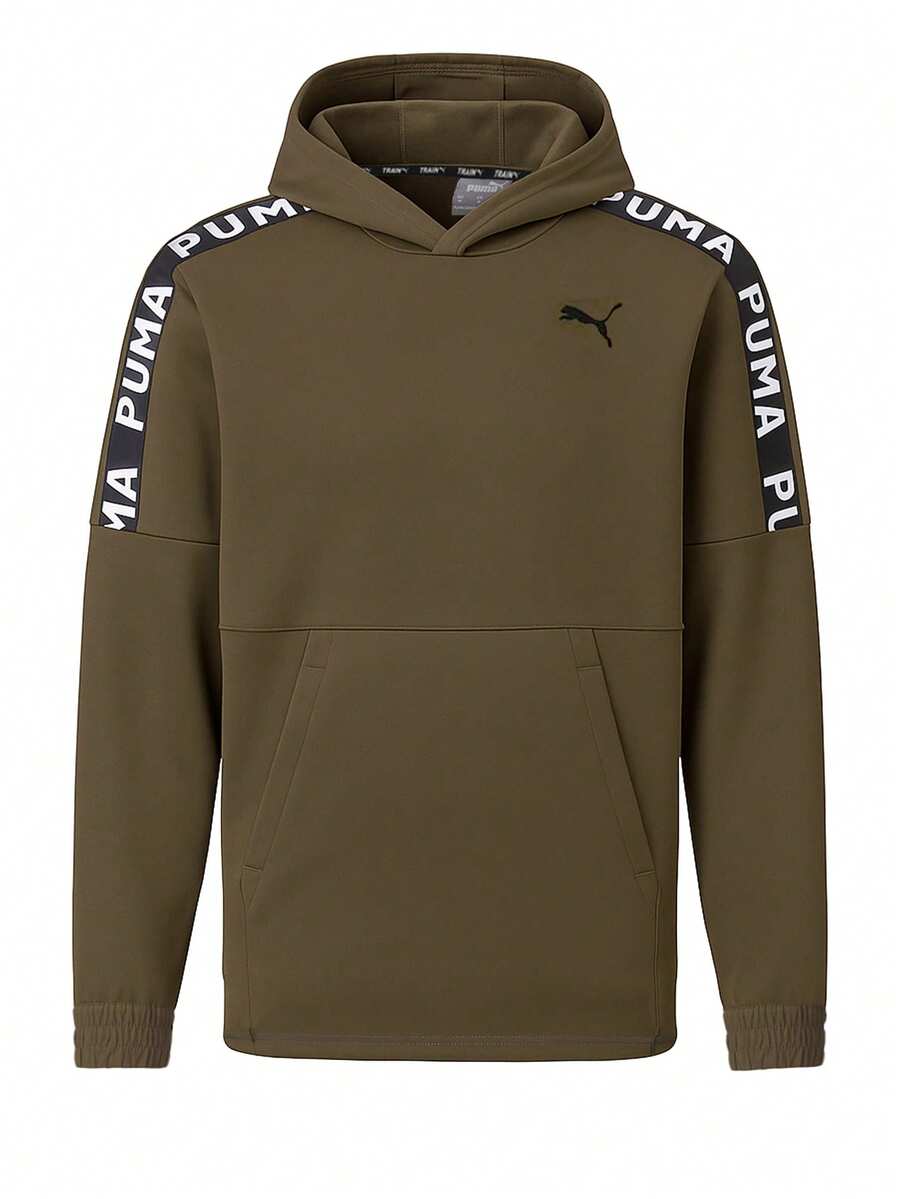 Puma Pwrfleece Men's Hoodie Green - Green - View 1