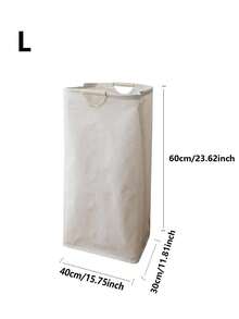 1个亚麻脏衣篮，家用脏衣篮，可折叠手提布艺洗衣篮，卧室浴室洗衣收纳篮，简约可折叠木柄收纳篮，大容量娃娃玩具可折叠收纳篮