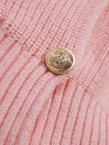 GlowEve Early Autumn/Winter New Knitted Cardigan, Unique Design, High-End Feel, Waist Cinched, Pink Women's Sweater Fall Cloth For Women - Pink - View 6