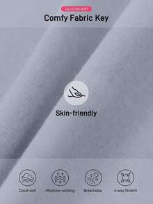 In My Nature 女士撞色拉链时尚长袖连体裤，适合户外穿着 - 淺藍色 - 查看 6