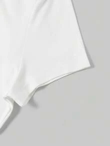 SHEIN EZwear 5件/套 基本款纯色修身短袖T恤 - 彩色 - 查看 14
