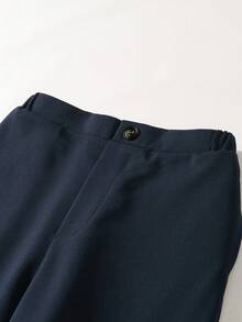 Maija Kids Pantalones casuales ajustados con bolsillos laterales para niño en azul marino - Azul Marino - Ver 6