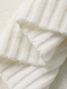 Vivie Lora Áo len trắng dáng rộng mềm mại cho nữ - trắng - Xem 7