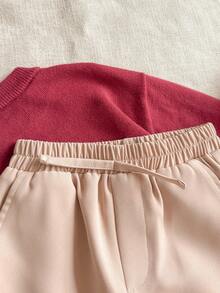 PrepCrw Young Boys' Khaki Slant Pocket Slim Fit Pants - Khaki - View 6