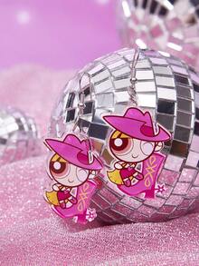 THE POWERPUFF GIRLS X SHEIN Women Layered Necklaces - Multicolor - View 2