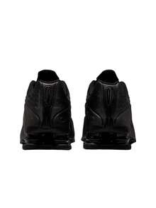 Nike Shox R4 Kids Sneakers Black / Bright Crimson CW2626 - 黑色/黑色 - 查看 3