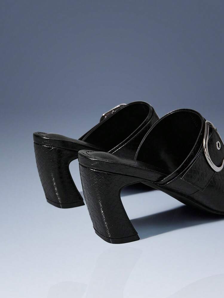 CUCCOO GRLICON Women's High Heel Sandals, Y2K, Punk, Biker, Cool Girl Style, Suitable For Halloween, Christmas, Party