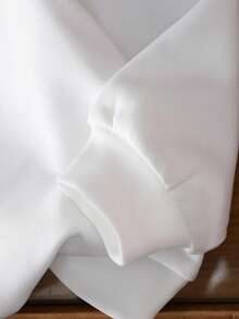 SHEIN | PAW Patrol 男童休闲字母和狗狗印花圆领卫衣，秋季款 - 白色 - 查看 5