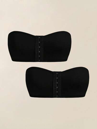 Snug Zone 2 件套女士内衣文胸，前开合，带衬垫，聚拢