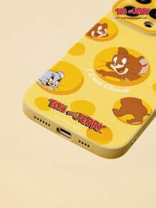 TOM & JERRY X Joivida 1pc Cute Cheese Pattern Cartoon Phone Case, Fashion Protective Cover, Shockproof & Scratch-Resistant, Compatible With , Great For Daily Use Or A Fun Gift For Cheese Lovers - Multicolor - View 9