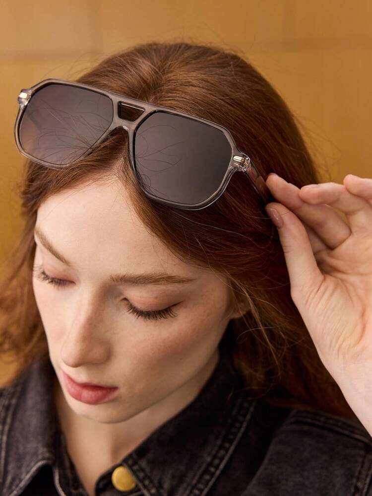 LEOPARD PRINT AVIATOR RETRO LARGE FRAME FASHION FASHION GLASSES