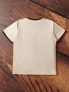 Manfinity Hypemode Camiseta casual de hombre de cuello redondo y manga corta con estampado de naipes - Multicolor - Ver 2