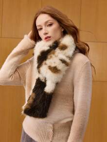 MOTF PREMIUM SOFT LEOPARD PRINT FUZZY SCARF, AUTUMN/WINTER
