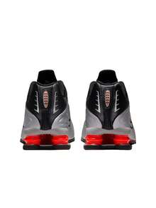 Nike Shox R4 Kids Sneakers Metallic Silver / Black / Picante Red / Metallic Silver CW2626 - Metallic Silver/Black/Picante Red/Metallic Silver - Xem 3