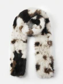 MOTF PREMIUM SOFT LEOPARD PRINT FUZZY SCARF, AUTUMN/WINTER