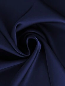 GlowEve 女式领褶蝴蝶结前系带无袖衬衫 - 藏蓝色 - 查看 4