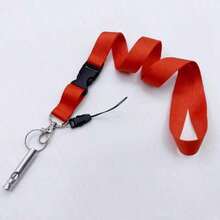 Solid Color Polyester Lanyard, Multi-Color Student ID/Work Badge Detachable Clips Strap Back To School - one-size - View 18