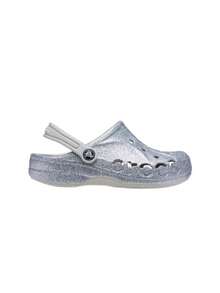 Crocs CLASSIC CLOG Kids' Clogs Easy To Clean Ergonomic Waterproof Beach Casual Daily 207014-040 - Silver - View 1