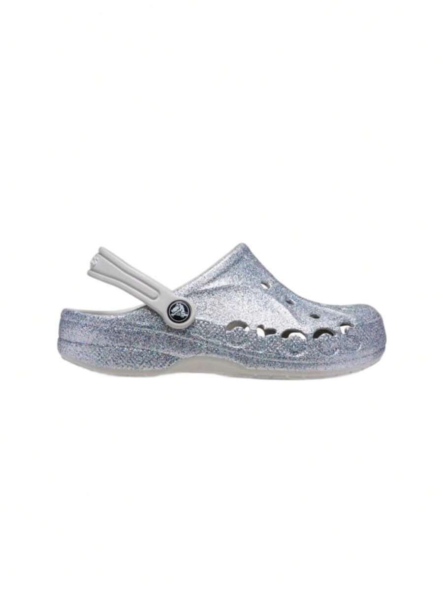 Crocs CLASSIC CLOG Kids' Clogs Easy To Clean Ergonomic Waterproof Beach Casual Daily 207014-040 - Silver - View 1