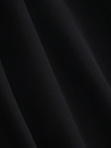 GlowEve Women's Elegant High Collar Button Long Sleeve Fitted A-Line Midi Dress, Chic French Style For Party And Gathering, Autumn/Winter