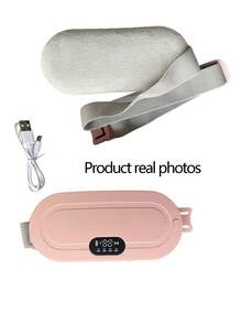 1 Pc-Portable Cordless Heating Pad, Menstrual Heating Pad, Back Heating Pad, Portable Electric Heating Fast Heating For Women And Girls' Abdominal Straps - Multicolor - View 10