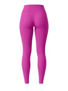 Nike Women's High-Waisted Leggings Pink - Purple - View 2