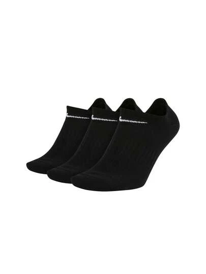 Nike 3 Pack Everyday Lightweight Unisex Socks Black