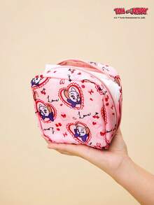 TOM & JERRY X Joivida 卫生巾收纳袋 – 可爱涤纶月经收纳袋，适合女孩和女性 - 彩色 - 查看 5