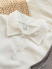 Vintaside Kids Bộ áo ba lỗ cổ chữ V không tay đơn giản, thường ngày cho bé gái tuổi teen mùa thu & áo sơ mi dài tay thời trang thường ngày & quần dài đa năng đơn giản, thích hợp cho các hoạt động giải trí tại nhà và ngoài trời hoặc kỳ nghỉ - Xám - Xem 4