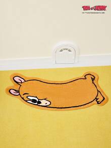 POKOJA LAND TOM & JERRY TOM & JERRY 1 tấm thảm – Thảm trải sàn hoạt hình có giấy phép, đồ trang trí nhà bằng vải nhung mềm mại - Nhiều màu - Xem 2