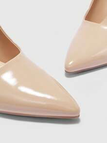 CUCCOO BIZCHIC Women's Pointed Toe Elegant Versatile High Heels For Daily Commute - Apricot - View 8