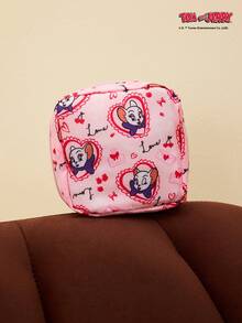 TOM & JERRY X Joivida 卫生巾收纳袋 – 可爱涤纶月经收纳袋，适合女孩和女性 - 彩色 - 查看 3