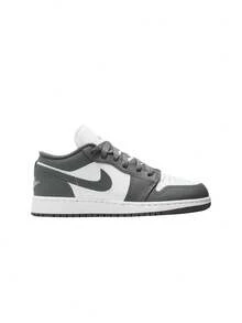 Nike Jordan 1 Low Kids Shoes Iron Grey / Summit White 553560