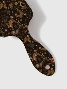 ROMWE Goth Forest Fairy Themed Comb - Brown Black - View 2