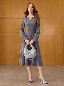 MOTF PREMIUM BOLSO DE MANO DE MUJER CON NUDO DE CUERDA - Plateado - Ver 6