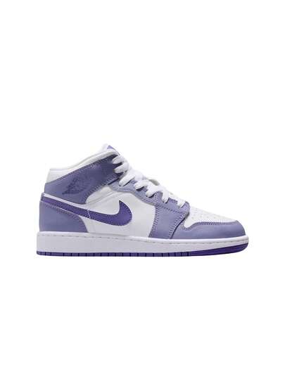 Nike Air Jordan 1 Mid Kids Sneakers Amethyst / White / Court Purple DQ8423