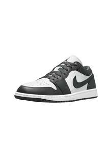 Nike Air Jordan 1 Low Men's Sneakers Iron Grey / Summit White 553558 - Gris/Blanco - Ver 2
