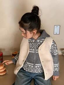 DAZY 女童羊毛夹克背心