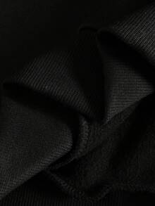 TOKVUE Sudadera con capucha holgada de bloques de color 2 en 1 con cordón, sudadera con capucha negra y blanca, sudaderas con capucha para hombres Y2K, sudaderas casuales para hombres, para otoño - Negro - Ver 7