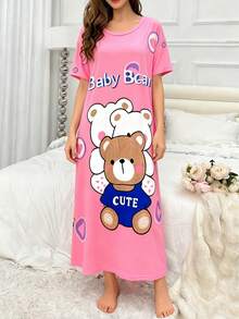 Set de 4 piezas de pijama de mujer - Celeste - Ver 4