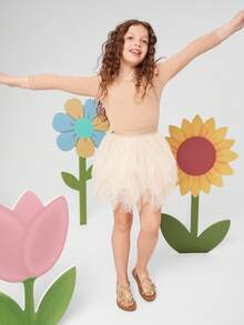 Mini mi #ButterflyBloom Girls' Rhinestone Butterfly Elastic Back Strap Gold Multi-Strap Sandals – Sparkly, Flexible & Comfortable. - Gold - View 7