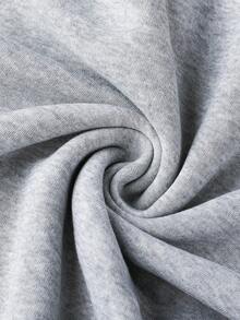 ‌Sudadera con capucha para mujer nueva de otoño invierno abrigada holgada y versátil con estampado de bandera estadounidense ideal para vacaciones paseos y viajes - Gris - Ver 5